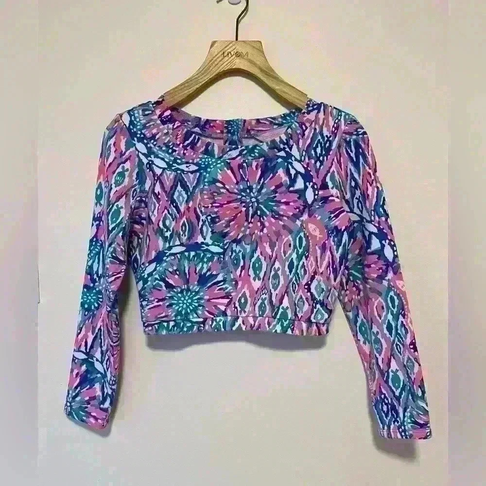 Lilly Pulitzer Carlita crop top , sz small